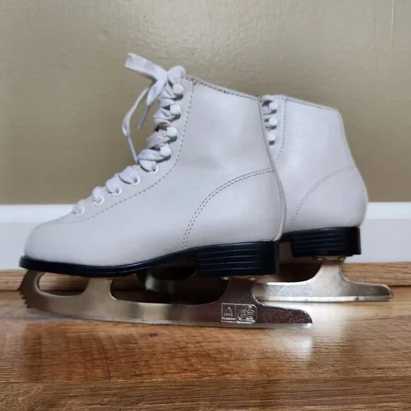 DBX White Girls Ice Skates Size 12J - Picture 12 of 16